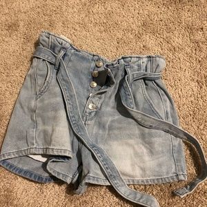 American Eagle High Waisted Jean Shorts